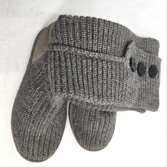 UGG Cardi Gray Knit Button Boots - Picture 3 of 12